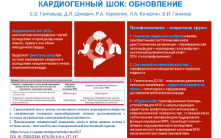 Интенсивная терапия кардиогенного шока