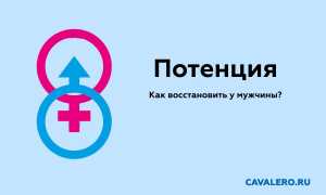 Как восстановить потенцию у мужчины?