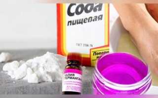 Раствор питьевой соды от зуда