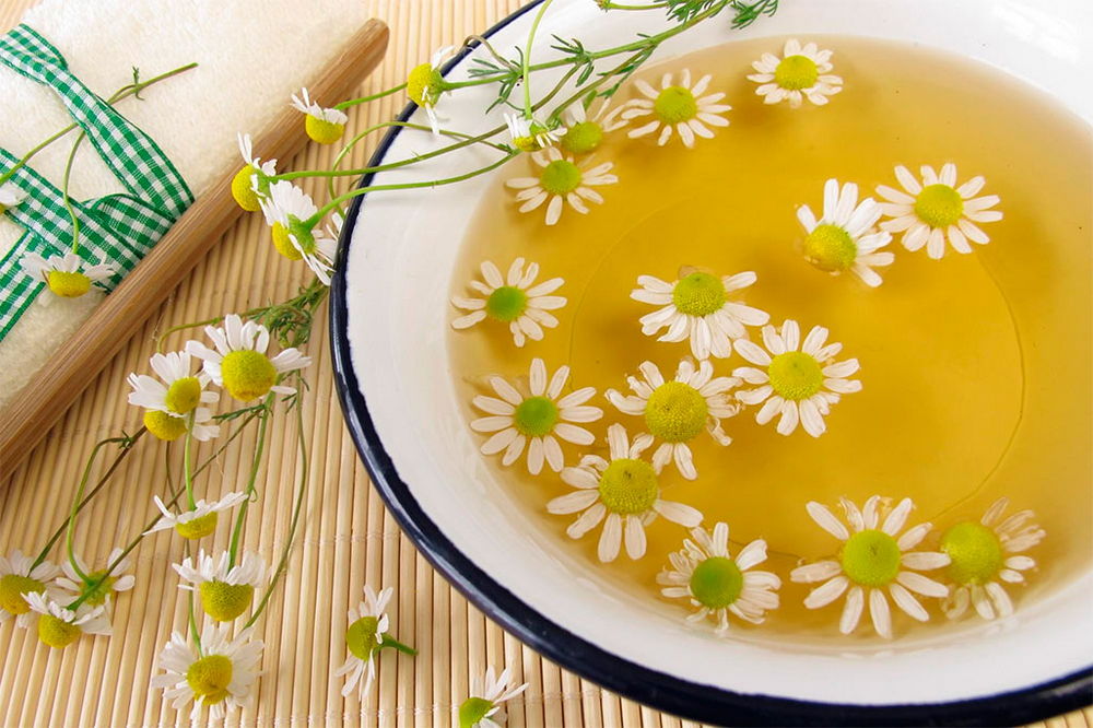 Ванночки с ромашкой