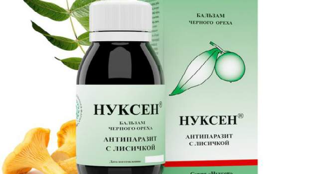 нуксен антипаразит с лисичкой-состав свойства как принимать