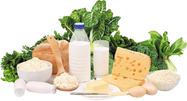 в каких продуктах содержится кальций-молоко
