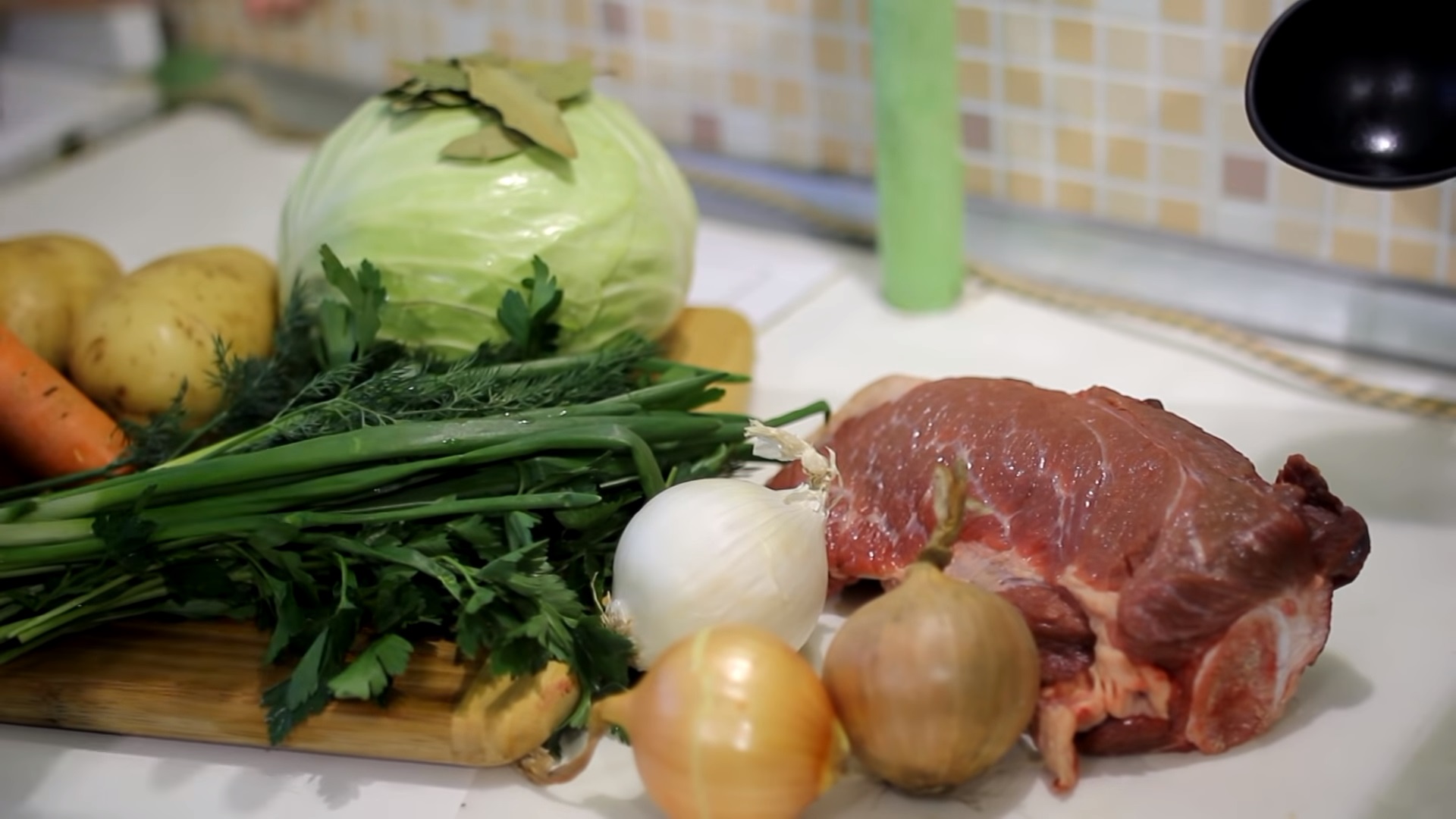 Продукты для борща