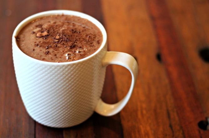 какао с молоком