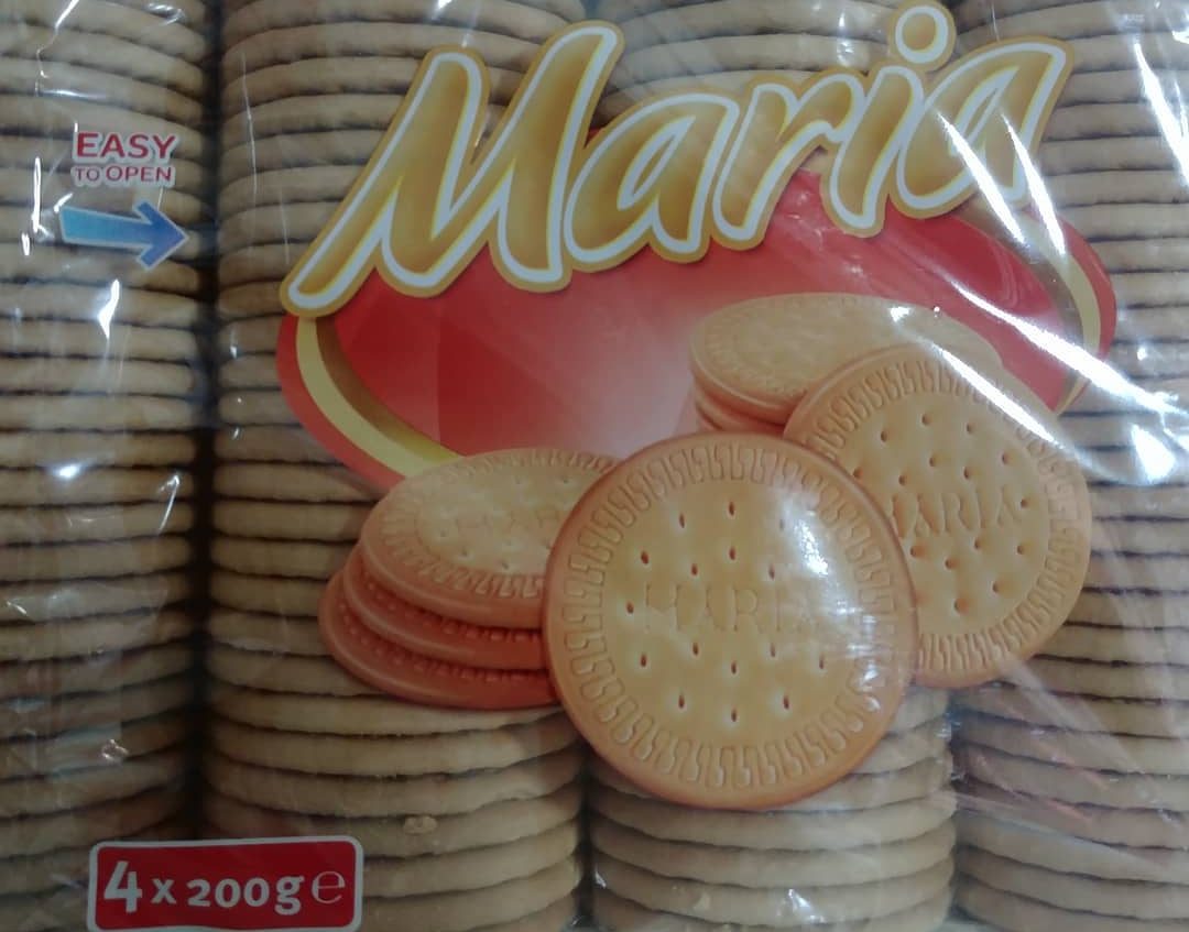 Упаковка печенья Мария