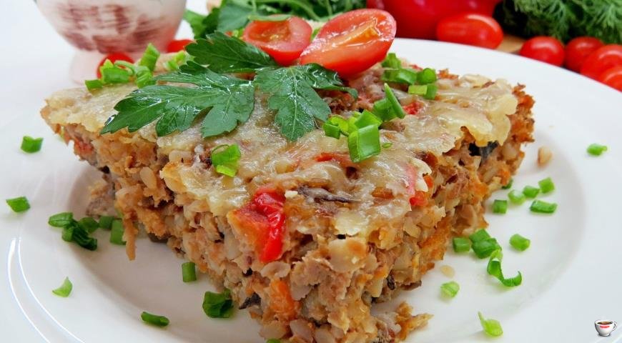 запеканка с грибами