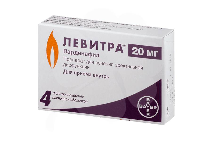 Таблетки для повышения потенции Левитра
